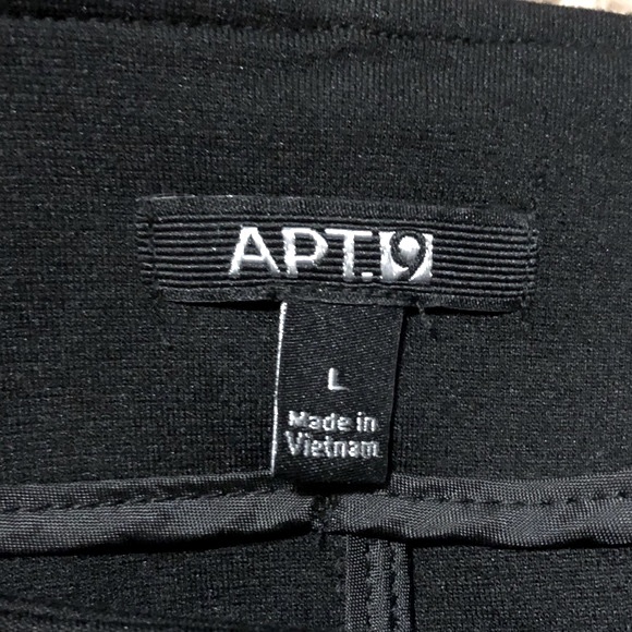 Apt. 9 Black Side Zip Blazer Jacket - Large - Picture 3 of 7